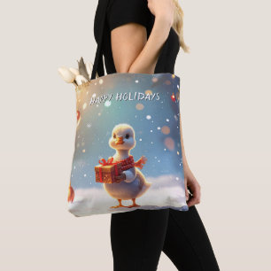 Kleine-Enten-Feiertags-Tragetasche Tasche