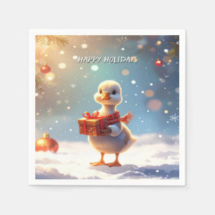 Kleine Enten-Feiertagsserviette Serviette