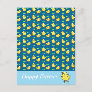 Kleine Enten-glückliche Ostern-Postkarte Feiertagspostkarte