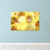 Kleine Enten Leinwanddruck (Insitu (Holzboden))