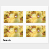 Kleine Enten Rechteckiger Aufkleber (Blatt)