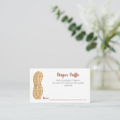 Kleine Erdnuss auf dem Weg Windelrudel Begleitkarte (Stehend Vorderseite)