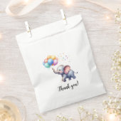 Kleine Erdnussbaby-Elefantendusche Geschenktütchen (Ausgeschnitten)