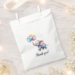 Kleine Erdnussbaby-Elefantendusche Geschenktütchen