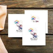 Kleine Erdnussbaby-Elefantendusche Serviette