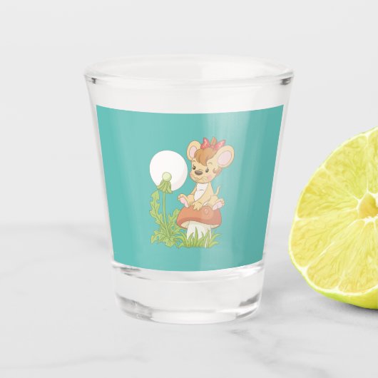 kleine Erholung Schnapsglas (Vorderseite)