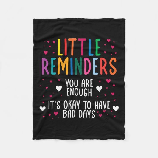 Kleine Erinnerung Depression Suizid Psychische Ges Fleecedecke (Vorderseite)