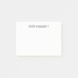 Kleine Erinnerung Post-it Klebezettel