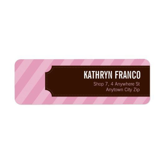 KLEINE ETIKETT SIEGEL:: Candystripes 3L (Vorne)