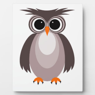 Kleine Eule Fotoplatte