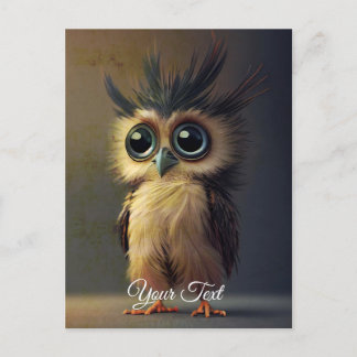 Kleine Eule. Postkarte