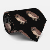 Kleine Eulen-Krawatte 2 Krawatte (Gerollt)