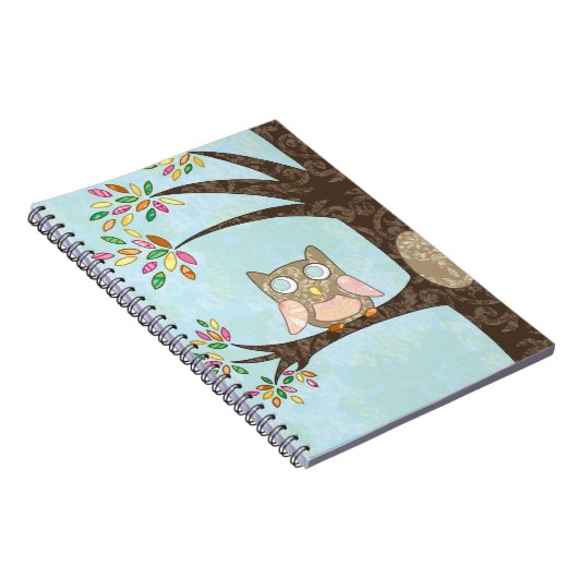 Kleine Eulen-Notizbuch Notizblock (Rechte Seite)