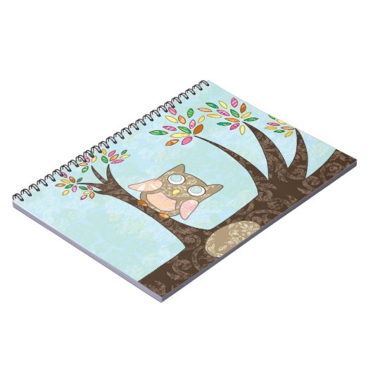 Kleine Eulen-Notizbuch Notizblock (Linke Seite)