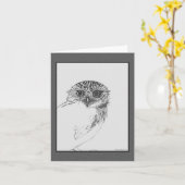 Kleine Eulen-Raum-Mitteilungskarten Karte (Gelbe Blume)