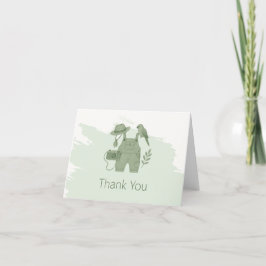 Kleine Explorer Adventure Baby Dusche Dankeskarte