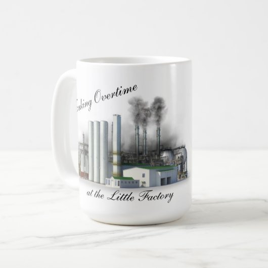Kleine Fabrik Kaffeetasse (Vorderseite Links)