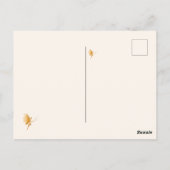 Kleine Fairies im Wald Hübsch glühende Lichter Postkarte (Rückseite)