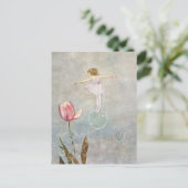 Kleine Fairy auf eine Blase Postkarte (Stehend Vorderseite)