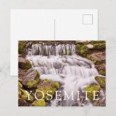 Kleine Fälle in Yosemite Postkarte (Vorne/Hinten)