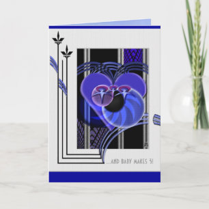 Kleine Familie (neue Babykarte) Karte