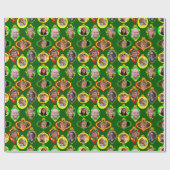 Kleine Familienzollage Geschenkpapier (Flach)