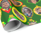 Kleine Familienzollage Geschenkpapier (Rolleneckpunkt)