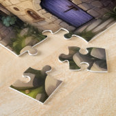 kleine Fantasy-Märchenstadt Puzzle (Seite)