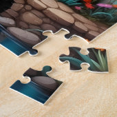 kleine Fantasy-Märchenstadt Puzzle (Seite)
