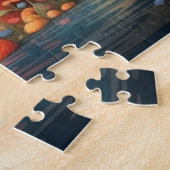 kleine Fantasy-Märchenstadt Puzzle (Seite)