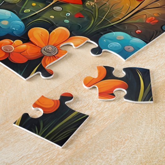 kleine Fantasy-Märchenstadt Puzzle (Seite)