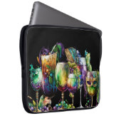 KLEINE, FARBENE MARDI GRAS GETRÄNKE LAPTOPSCHUTZHÜLLE (Vorne Rechts)