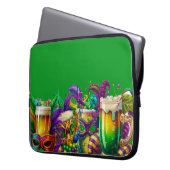 KLEINE, FARBENE MARDI GRAS GETRÄNKE LAPTOPSCHUTZHÜLLE (Vorderseite Links)