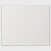 Kleine farbenfrohe Farbherzen Geschenkpapier (Flach)