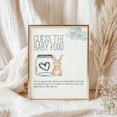 Kleine Farm AminalBaby Dusche Ratschlag Babynahrun Poster