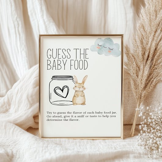 Kleine Farm AminalBaby Dusche Ratschlag Babynahrun Poster