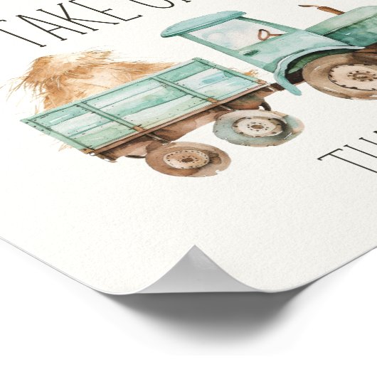 Kleine Farm Kinderzimmer Kinderdusche bevorzugt Sc Poster (Ecke)