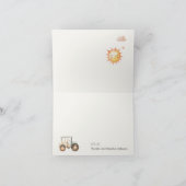 Kleine Farm Kinderzimmer Tiere Kinderdusche Danke (Innenseite)