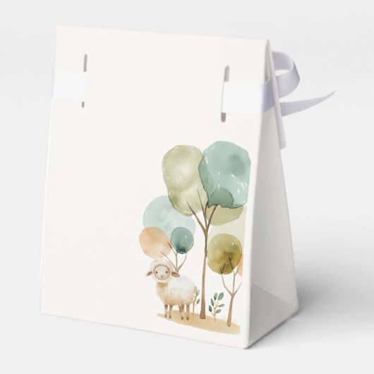 Kleine Farm Kinderzimmer Tiere Kinderdusche Geschenkschachtel (Rückseite)