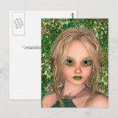 Kleine Fee Postkarte (Vorne/Hinten)