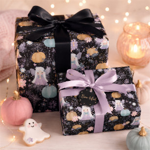 Kleine Fee Pumpkin Baby Shower Geschenkpapier