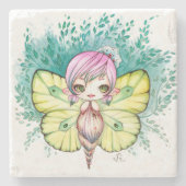 Kleine Fee Steinuntersetzer (Vorderseite)