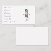 Kleine Fee Visitenkarte (Vorne/Hinten)