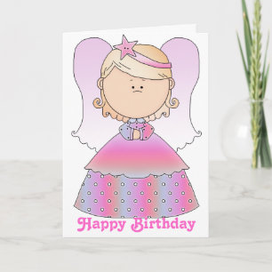 Kleine Feen Engel Alles Gute zum Geburtstag Karte 