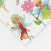 Kleine Feen Fleecedecke (Ecke)