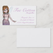 Kleine feenhafte Visitenkarte (Vorne/Hinten)