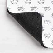 Kleine Ferkel-Papierklammer der Mousepad (Ecke)