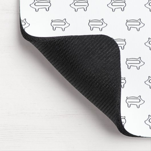 Kleine Ferkel-Papierklammer der Mousepad (Ecke)