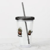 Kleine Finger Up Moji Acryltrinkbecher (Links)