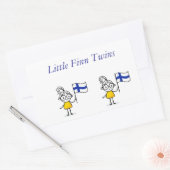 Kleine finnische Girl Twins Stickers (Umschlag)